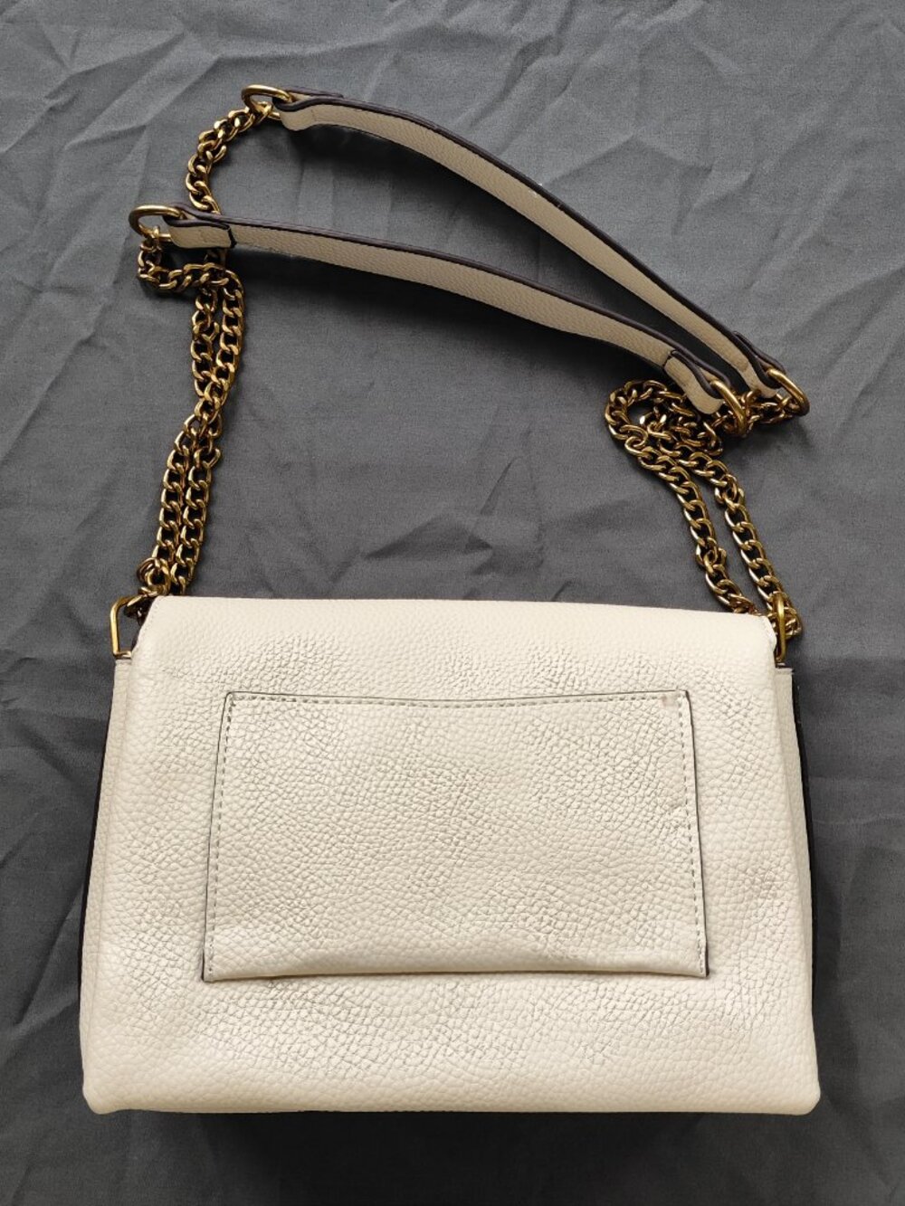 Tory Burch Kira Series White Flap Chain Bag - Picture 2 of 7